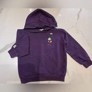 HTF Disney 100 x H&M Oversized Fit Hoodie | Purple | 4-6 Years | Mickey, Space